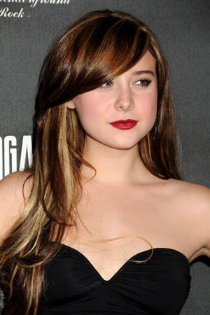 Alessandra Torresani attends the Guitar Hero Warriors of Rock launch in Hollywood on September 27, 2010 