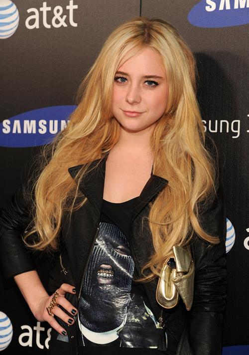 Alessandra Torresani attends the Samsung Infuse 4G launch party in Hollywood on May 12, 2011