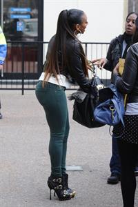 Alexandra Burke out at South Bank in London March 13, 2012 