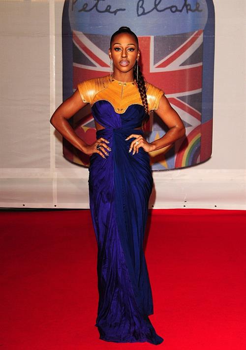 Alexandra Burke Brit Awards 2012 in London on February 21, 2012 