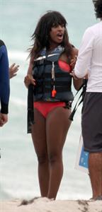 Alexandra Burke bikinis Miami on March 6, 2011 