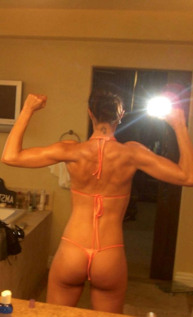 Adrianne Curry in a bikini - ass