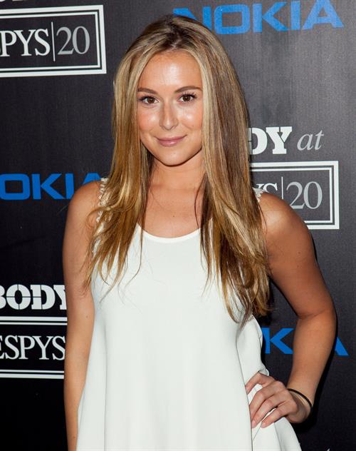 Alexa Vega arrives at ESPN The Magazine 4th Annual 'Body Issue' Party at Belasco Theatre on July 10, 2012 in Los Angeles, California. 