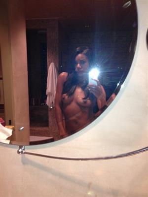 Gabrielle Union taking a selfie and - breasts
