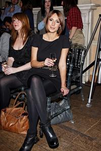 Alex Jones Umberto Giannini Glam Hair Catwalk October 20, 2010