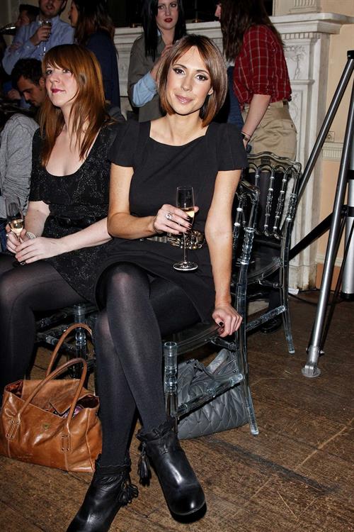 Alex Jones Umberto Giannini Glam Hair Catwalk October 20, 2010