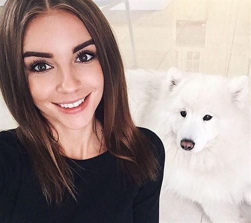 Galina Dubenenko taking a selfie