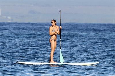 Alex Morgan bikini candids in Hawaii 12/19/12 