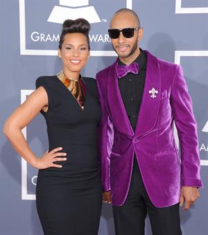Alicia Keys attends the 54th annual Grammy Awards on February 12, 2012