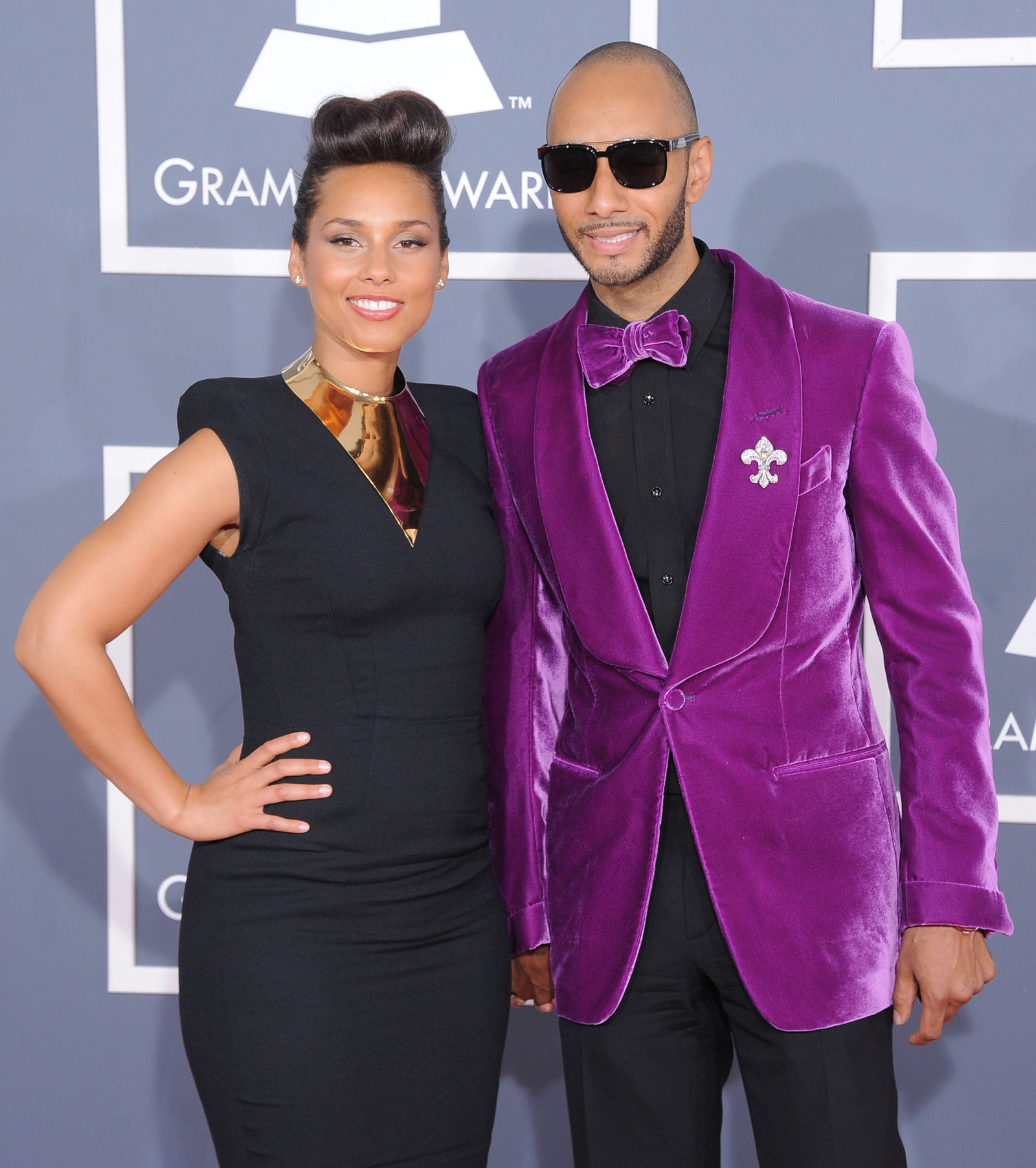 Alicia Keys attends the 54th annual Grammy Awards on February 12, 2012