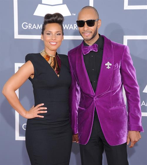 Alicia Keys attends the 54th annual Grammy Awards on February 12, 2012