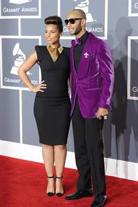 Alicia Keys attends the 54th annual Grammy Awards on February 12, 2012