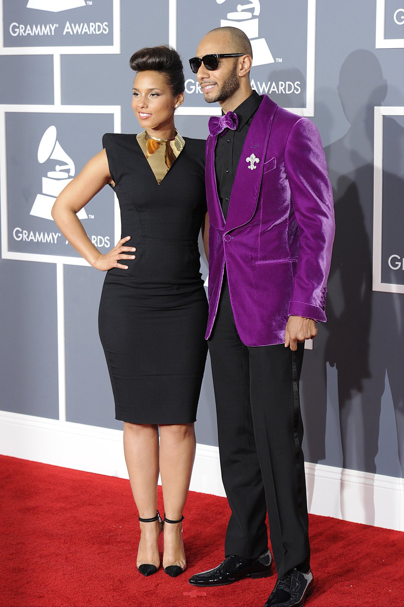 Alicia Keys attends the 54th annual Grammy Awards on February 12, 2012