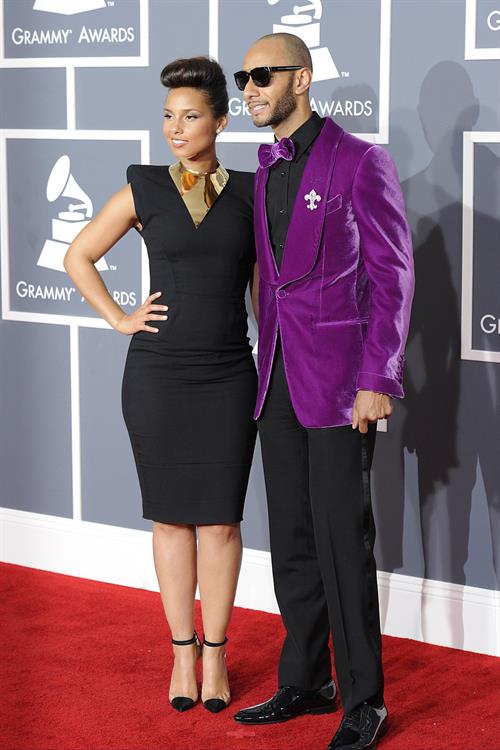 Alicia Keys attends the 54th annual Grammy Awards on February 12, 2012
