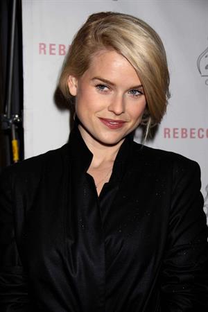 Alice Eve at the Rebecca Taylor store opening party in New York on March 23, 2011 