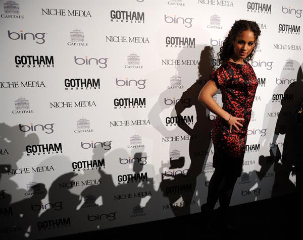 Alicia Keys hosts Gotham Magazine Annual Gala on March 15, 2010