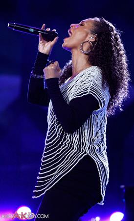 Alicia Keys World Cup Kick Off Celebration Concert on June 10, 2010 