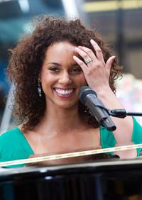 Alicia Keys visits ABC's Good Morning America on June 28, 2011 