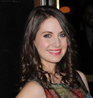 Alison Brie attends The Decision premiere at Lavo in New York on March 22, 2011 