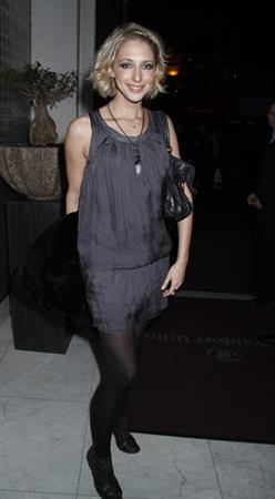 Ali Bastian Flashdance the Musical opening night performance party in London on October 14, 2010 