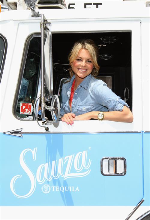 Ali Fedotowsky Sauza Tequila Make it with a Fireman launch event in New York City on June 18, 2012 