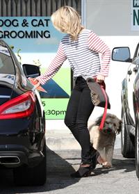Ali Larter at the dog groomers in Los Angeles 10/22/13  