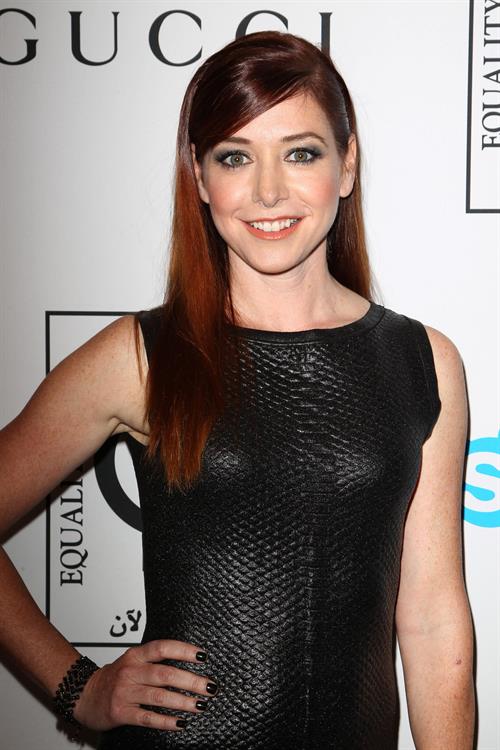 Alyson Hannigan attends Make Equality Reality Event 11/4/13