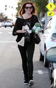 Alyson Hannigan Goes shopping in Santa Monica (November 7, 2013) 