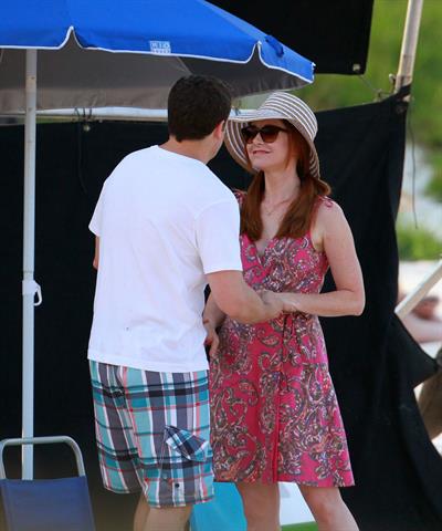 Alyson Hannigan on set American Reunion on July 23, 2011 
