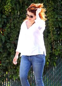 Alyson Hannigan in Santa Monica, CA - September 7, 2012