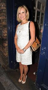Amanda Holden Theatre Royal in London on August 25, 2011 