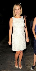 Amanda Holden Theatre Royal in London on August 25, 2011 