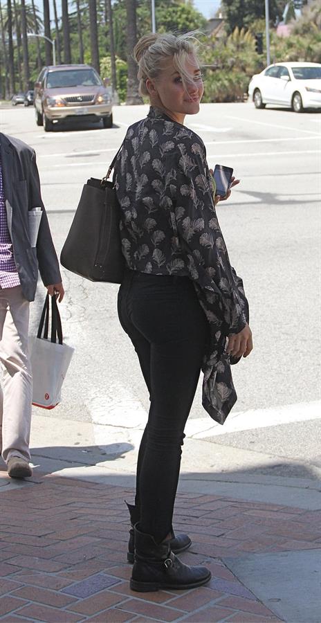 Amanda Michalka out about in Beverly Hills on May 9, 2012