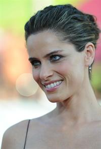 Amanda Peet the X Files I Want to Believe world premiere in Hollywood 