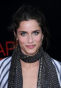 Amanda Peet at the Pineapple Express premiere in Westwood 