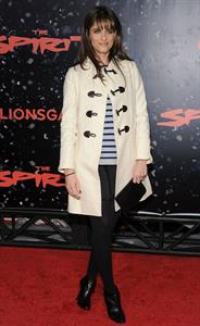 Amanda Peet the Spirit premiere in Los Angeles 