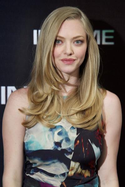 Amanda Seyfried at In Time photocall in Madrid Spain on November 3, 2011 