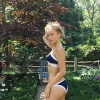 Sailor Brinkley Cook in a bikini