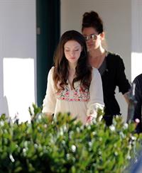 Amanda Seyfried on set of Lovelace in Los Angeles on January 5, 2012 