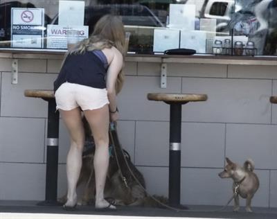 Amanda Seyfried at The Oaks Gourmet Market in Los Angeles on July 17, 2012
