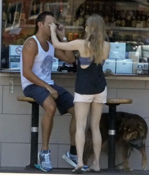 Amanda Seyfried at The Oaks Gourmet Market in Los Angeles on July 17, 2012