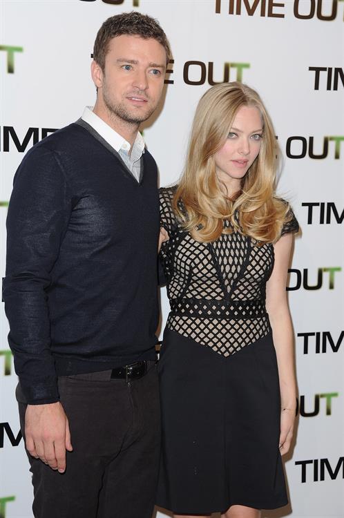 Amanda Seyfried Time Out photocall at Bristol Hotel in Paris on November 4, 2011 