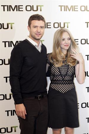 Amanda Seyfried Time Out photocall at Bristol Hotel in Paris on November 4, 2011 