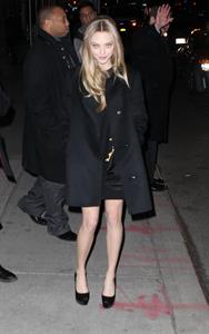 Amanda Seyfried outside the Ed Sullivan Theater in New York City 12/11/12 