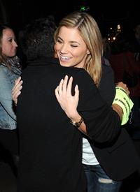 Amber Lancaster celebration of the launch of Ubisoft's Just Sance 2 at Las Palmas on October 19, 2010 