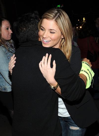 Amber Lancaster celebration of the launch of Ubisoft's Just Sance 2 at Las Palmas on October 19, 2010 