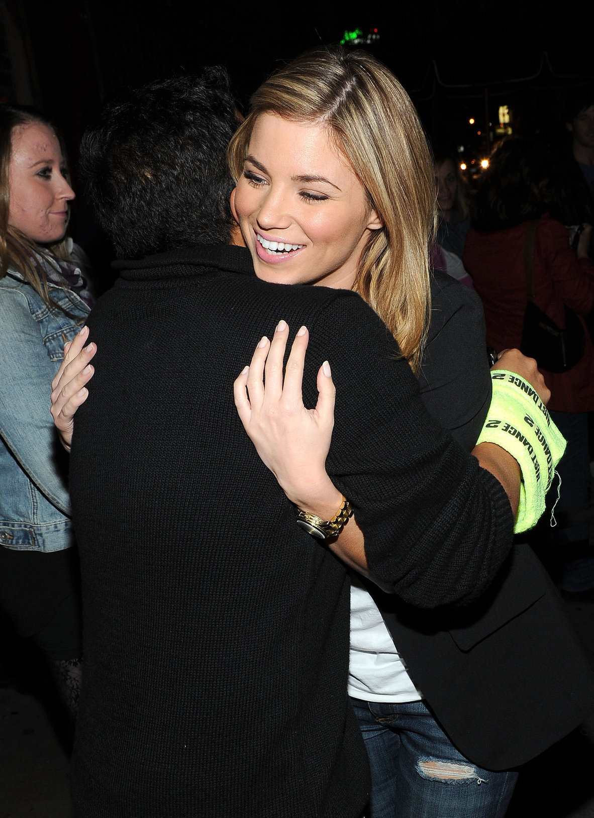 Amber Lancaster celebration of the launch of Ubisoft's Just Sance 2 at Las Palmas on October 19, 2010 