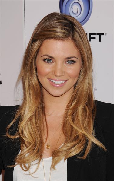 Amber Lancaster celebration of the launch of Ubisoft's Just Sance 2 at Las Palmas on October 19, 2010 