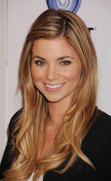 Amber Lancaster celebration of the launch of Ubisoft's Just Sance 2 at Las Palmas on October 19, 2010 