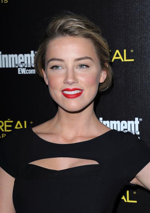 Amber Heard Entertainment Weekly's 17th annual pre screen Actor's Guild Awards party on January 29, 2011
